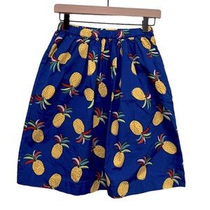 Hanna Anderson - Pineapple Summer Skirt - Girls Size 10 / 140